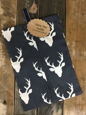 Buck Forest in Twilight/Gray Diaper/Wipee Case