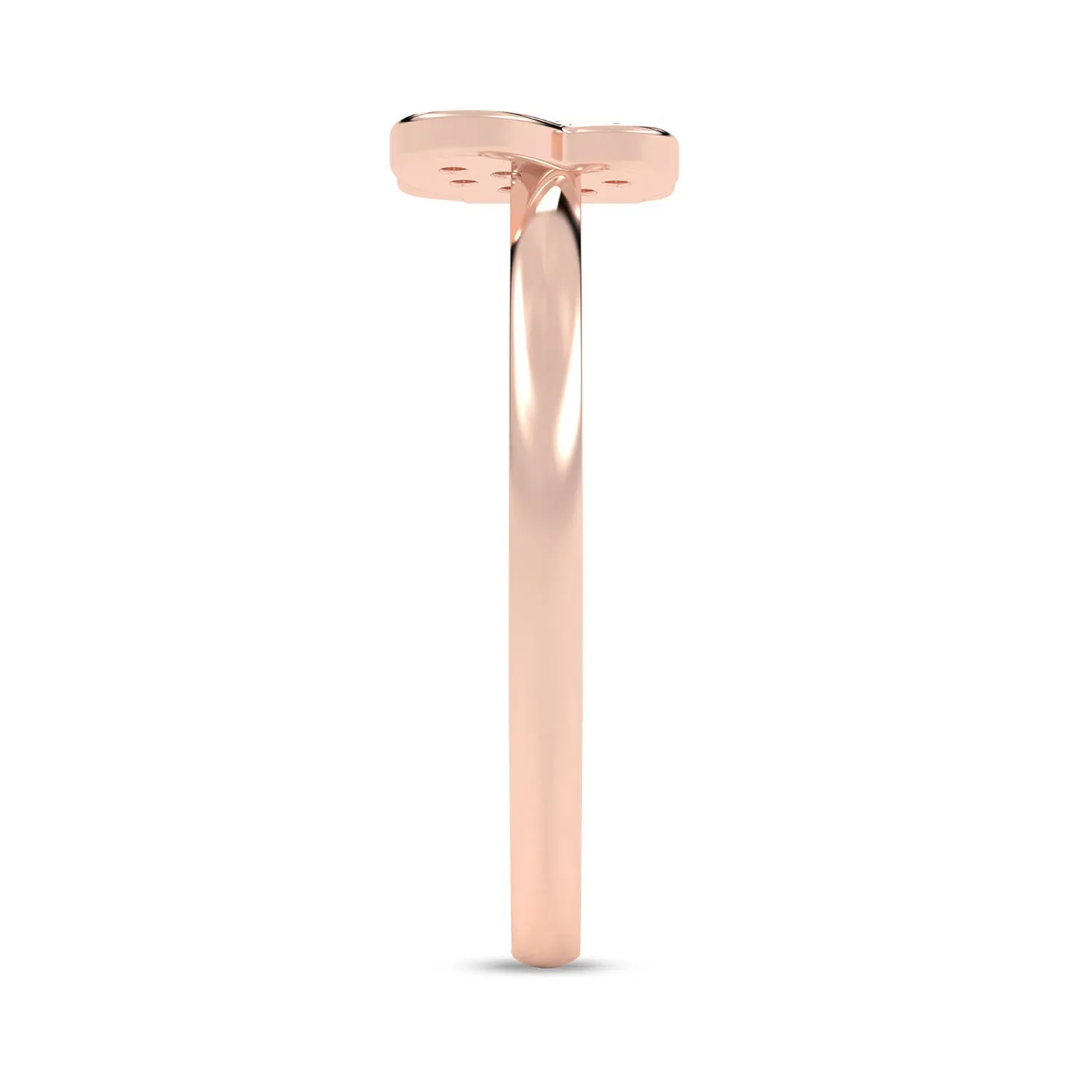Butterfly Diamond Glistening Ring