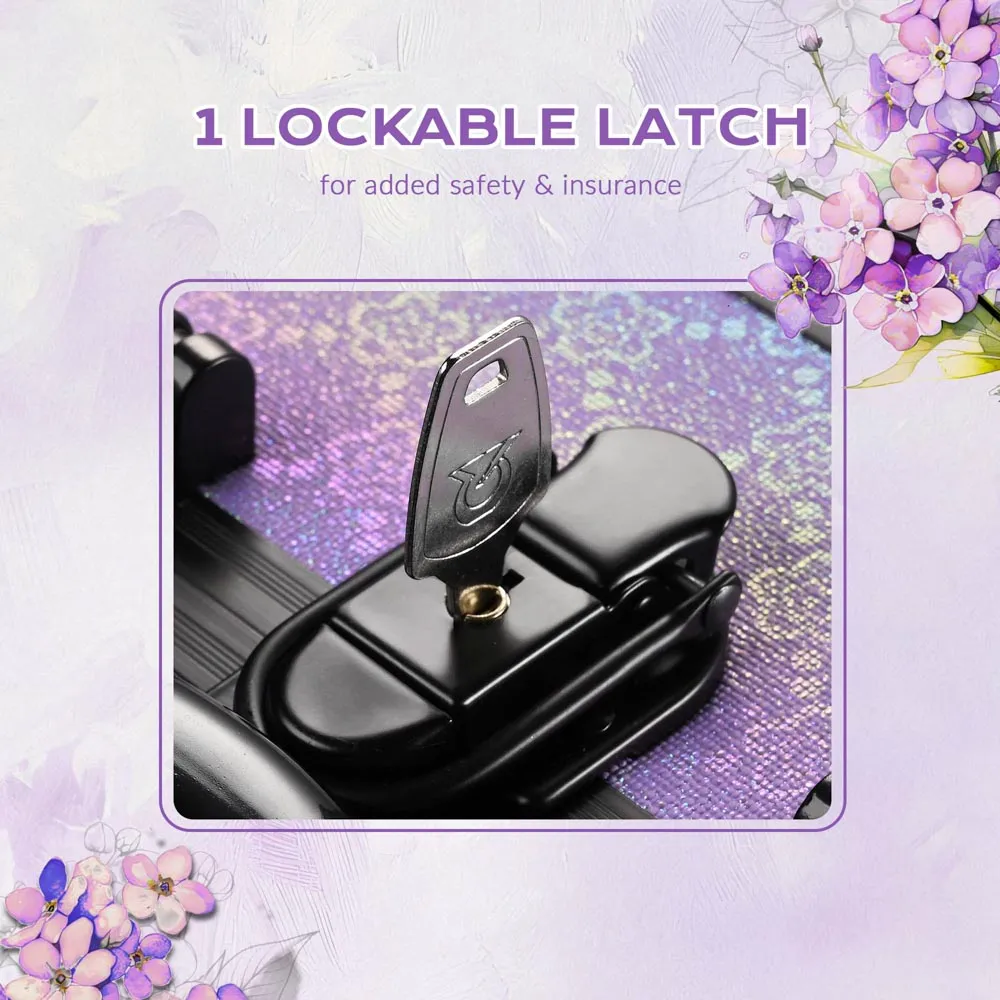 Byootique ForgetMeNot Makeup Case with Mirror & Trays