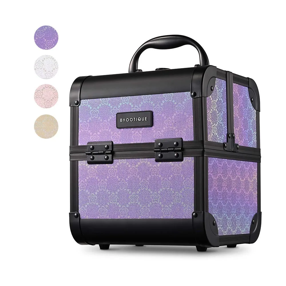 Byootique ForgetMeNot Makeup Case with Mirror & Trays