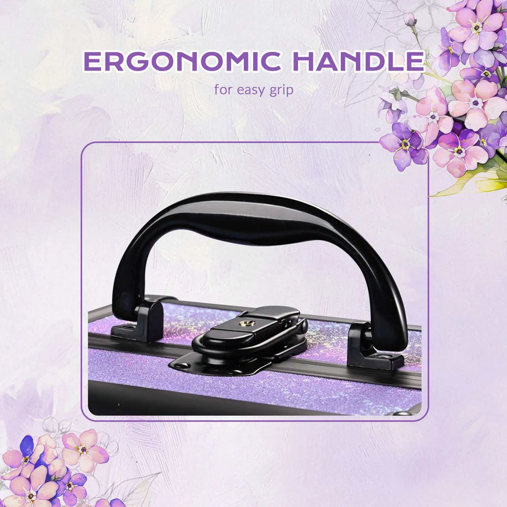 Byootique ForgetMeNot Makeup Case with Mirror & Trays
