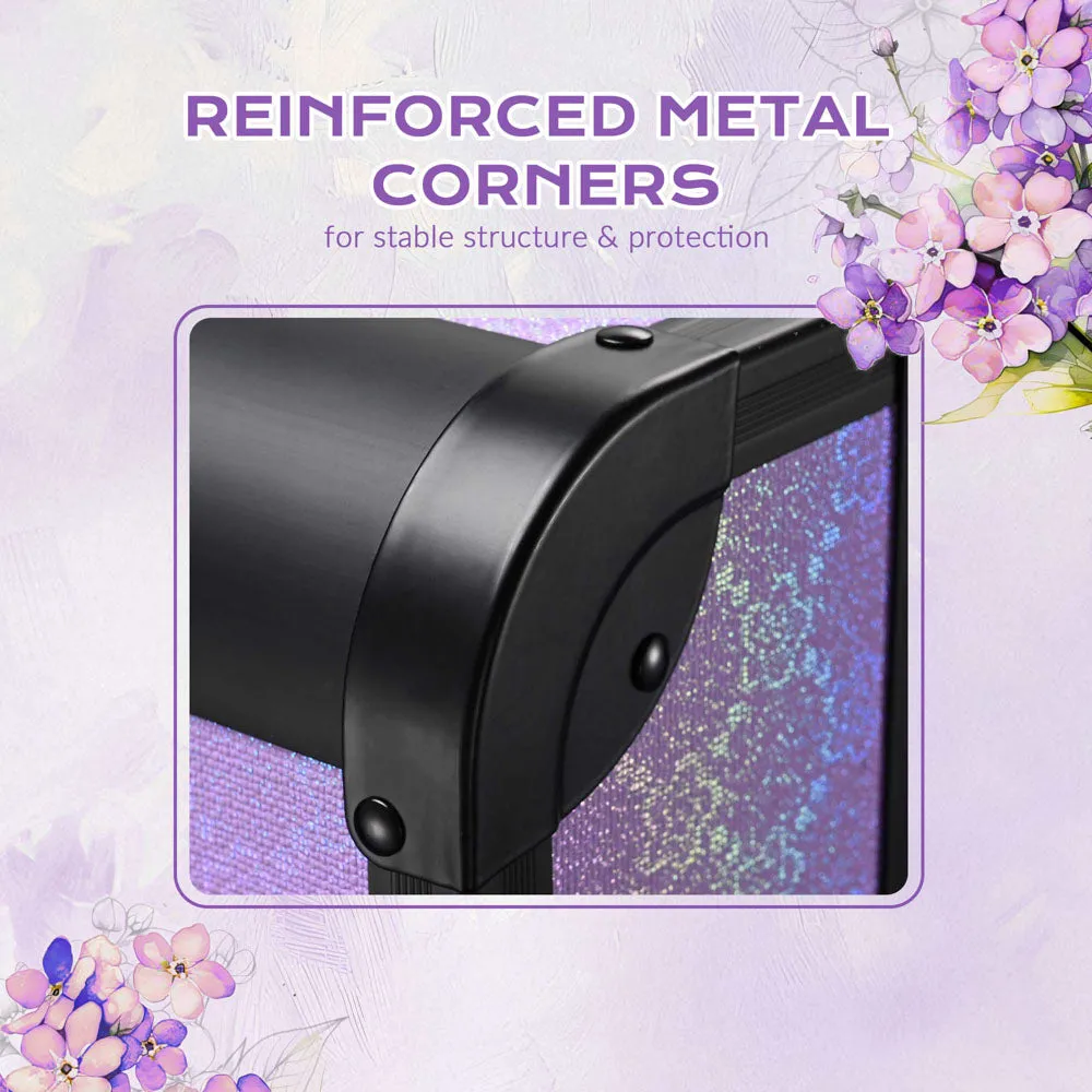 Byootique ForgetMeNot Makeup Case with Mirror & Trays