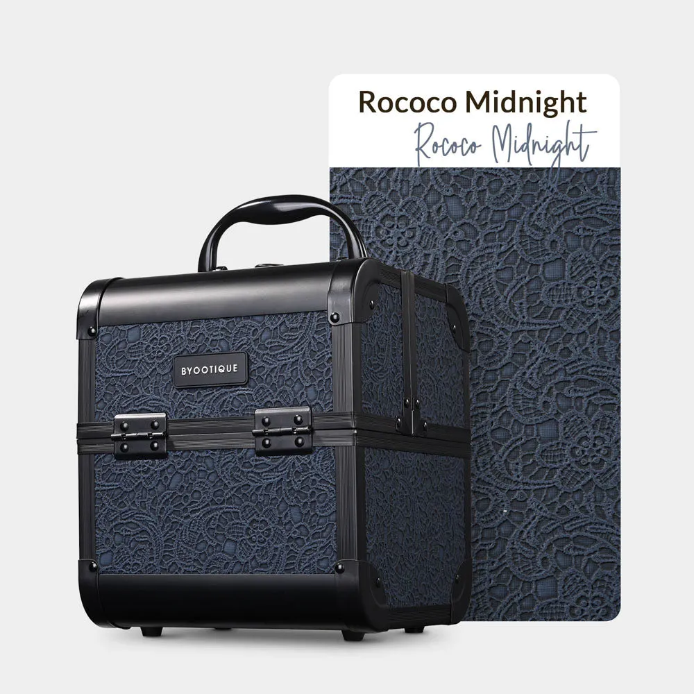 Byootique Rococo Makeup Case with Mirror & Trays