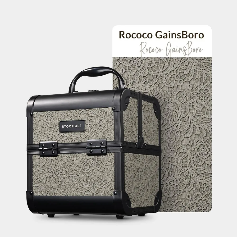 Byootique Rococo Makeup Case with Mirror & Trays