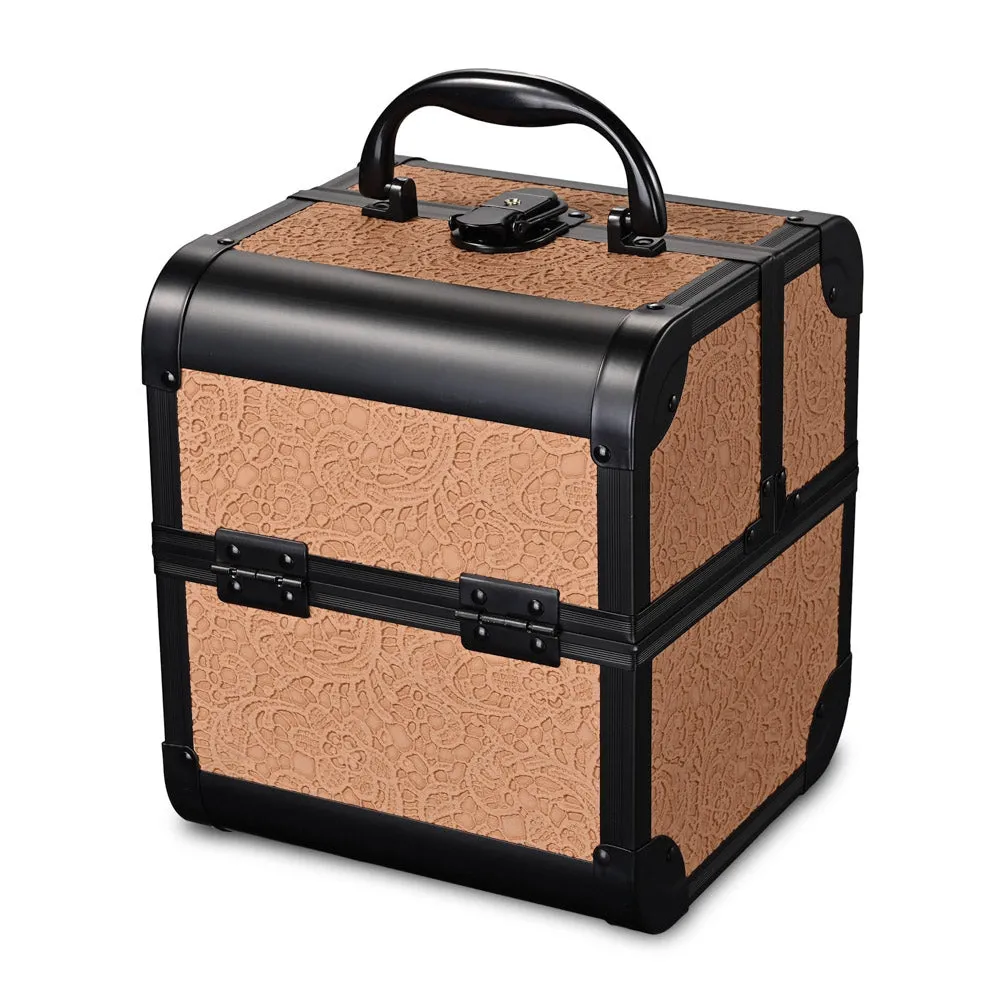 Byootique Rococo Makeup Case with Mirror & Trays