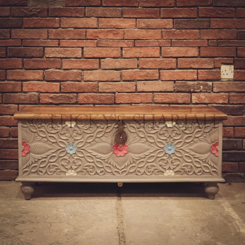 Carved Box Multi color