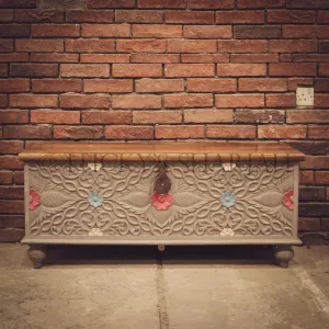 Carved Box Multi color