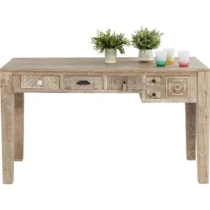 Carved Multiple Draw Desk
