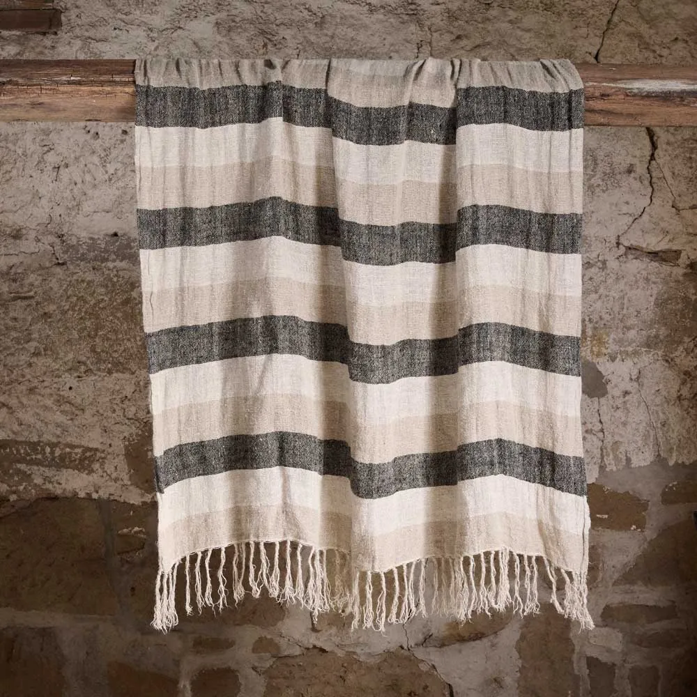 Cavalier Linen Throw