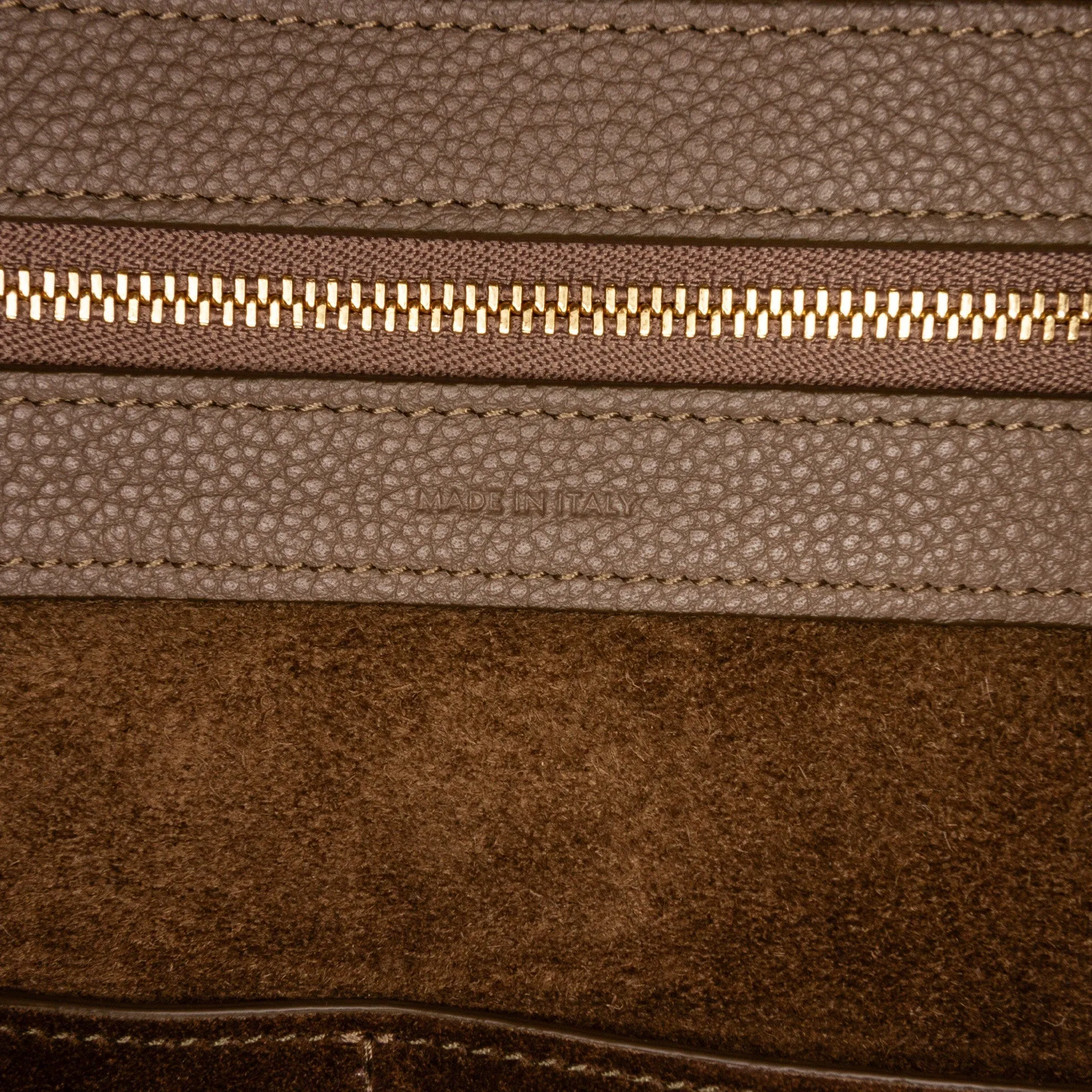 Celine Phantom Luggage Small Brown Calfskin