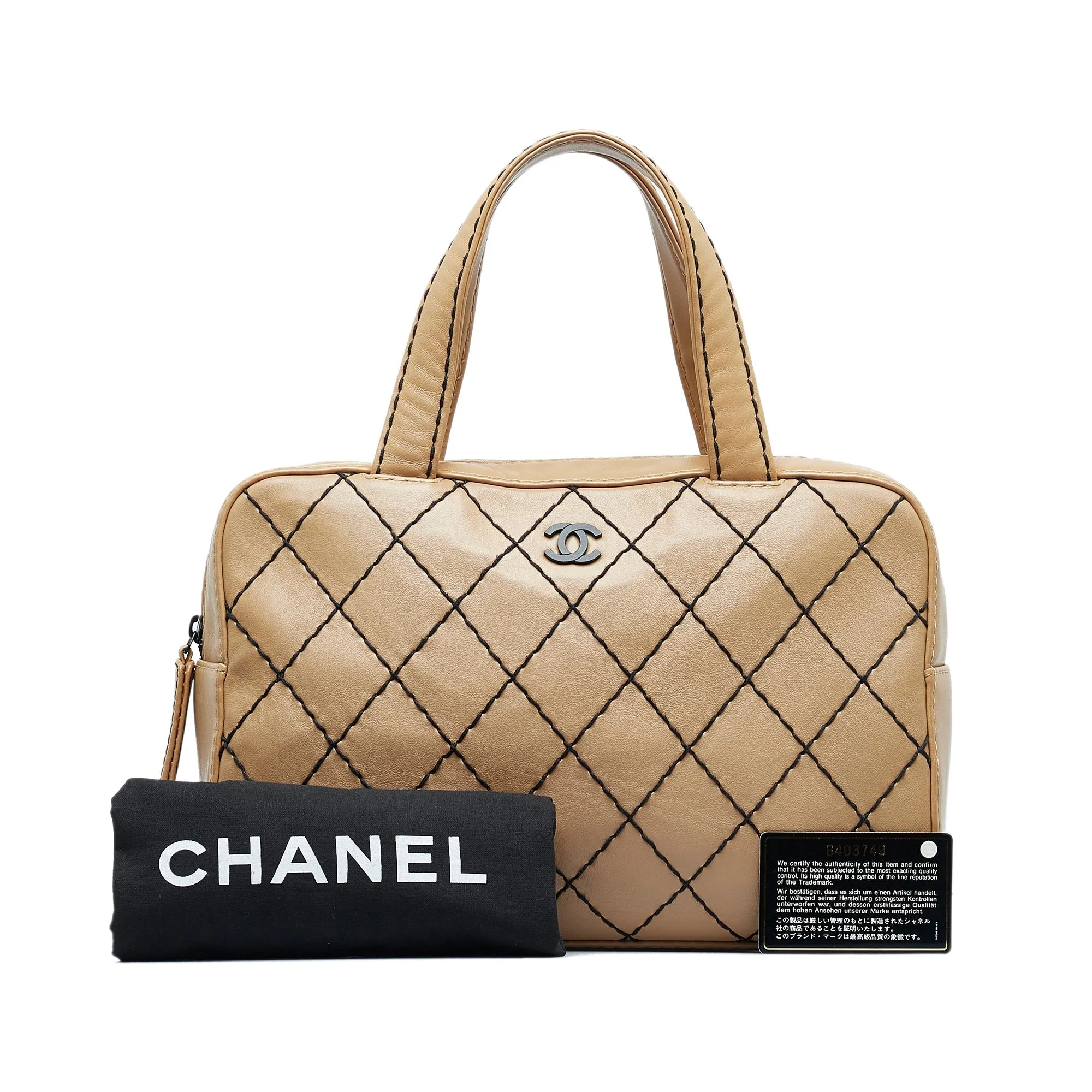 CHANEL CC Wild Stitch Handbag