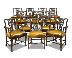 Chippendale-Style Mahogany Dining Chairs
