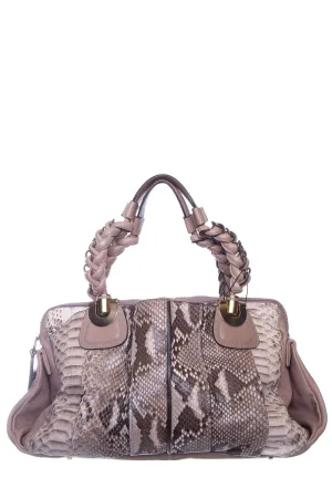 Chloe Snakeskin/Python Helosie Handbag