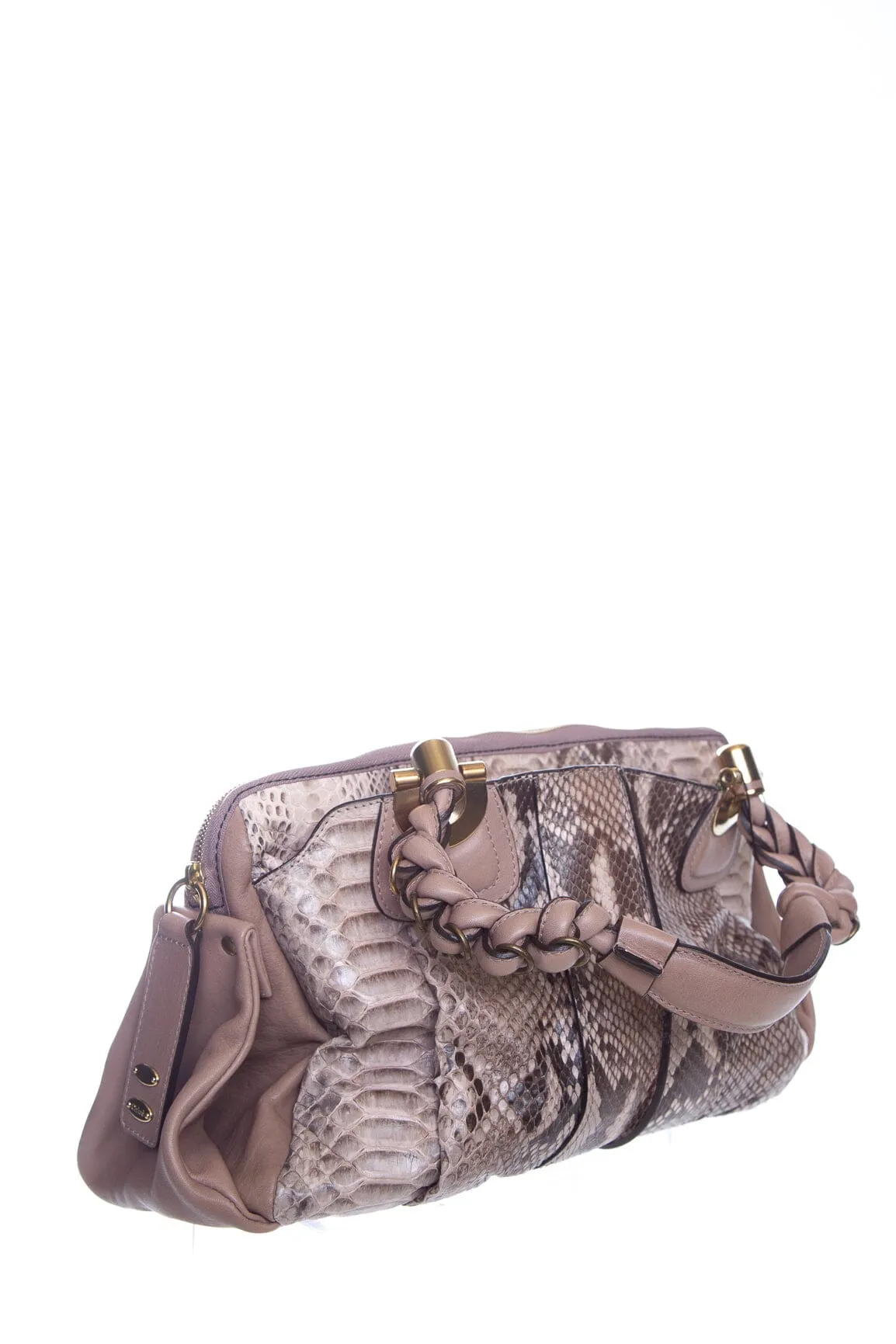 Chloe Snakeskin/Python Helosie Handbag