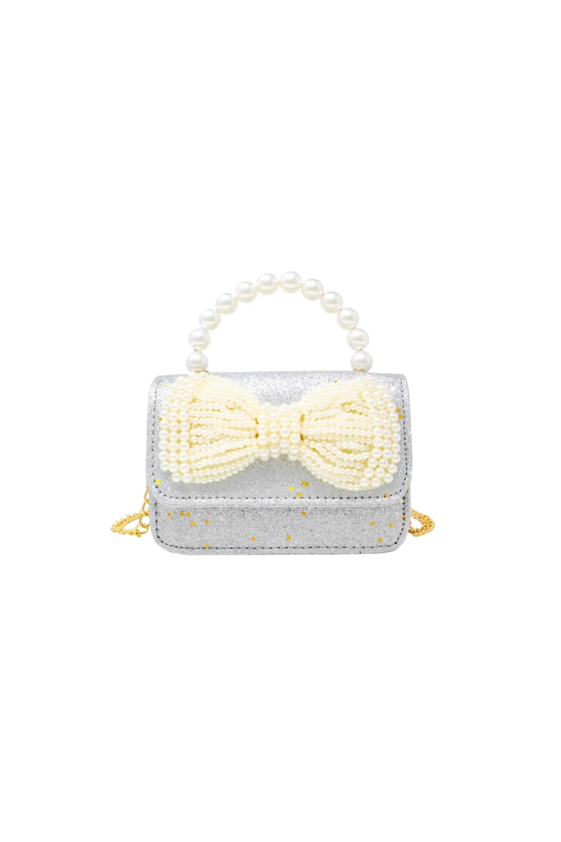 Classic Metallic Rainbow Pearl Mini Bag