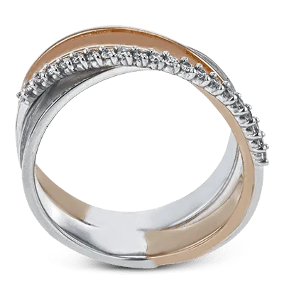 Clio Fashion Ring in 18k Gold with Diamonds