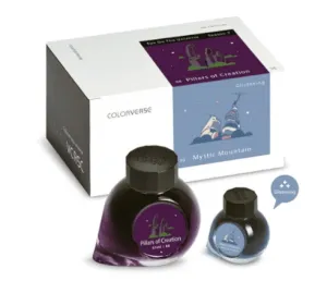 Colorverse Eye on the Universe Bottled Ink in Pillars of Creation and Mystic Mountain Glistening - 2 Bottle Set (65ml 15ml)