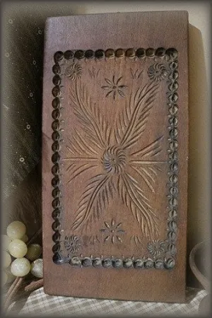 Cookie Mold Carved Gingerbread Springerle