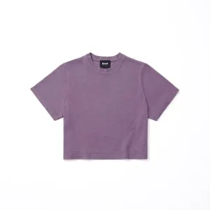 CROP TEE DEEP PURPLE