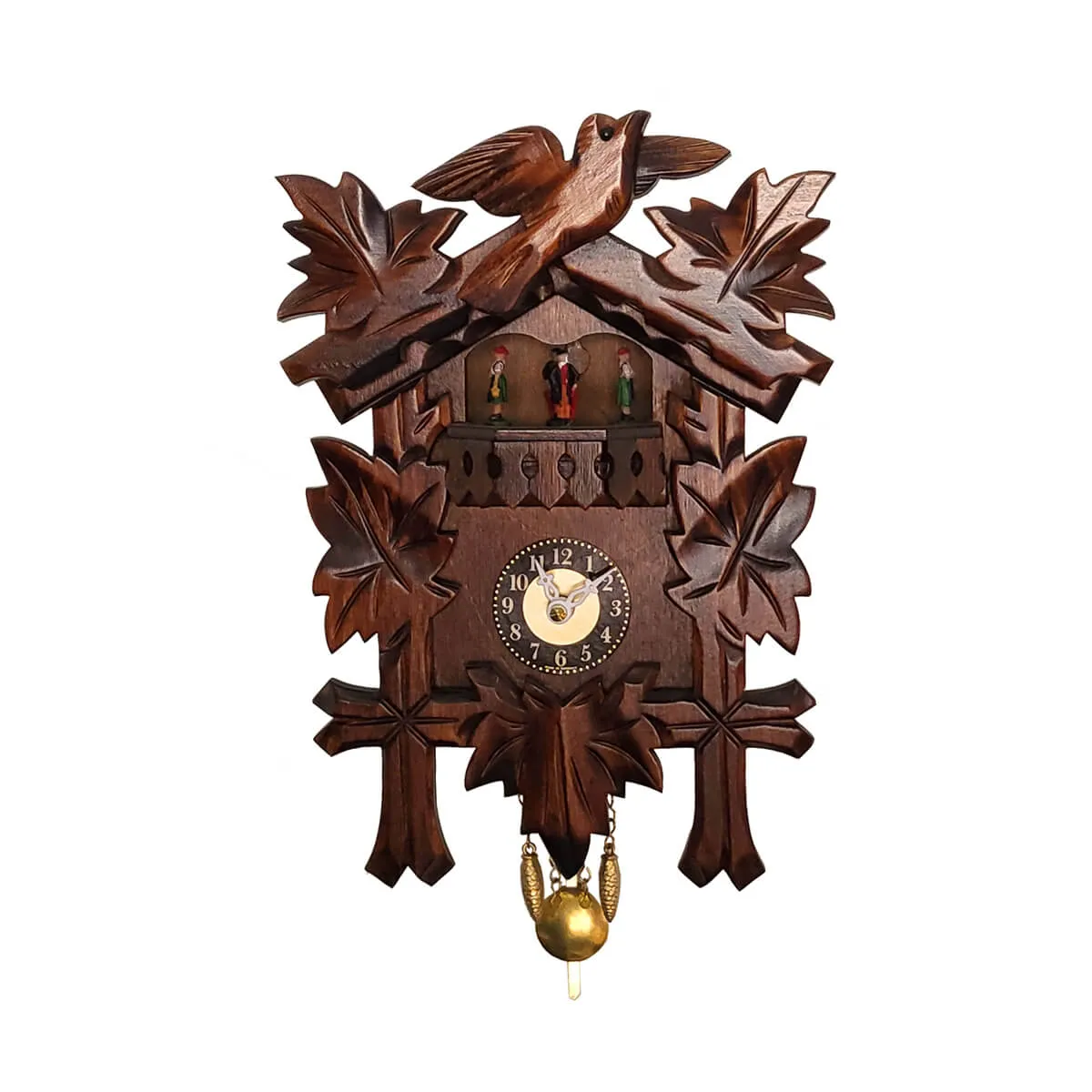 Cuckoo Clock - Quartz Traditional with Dancers - Engstler