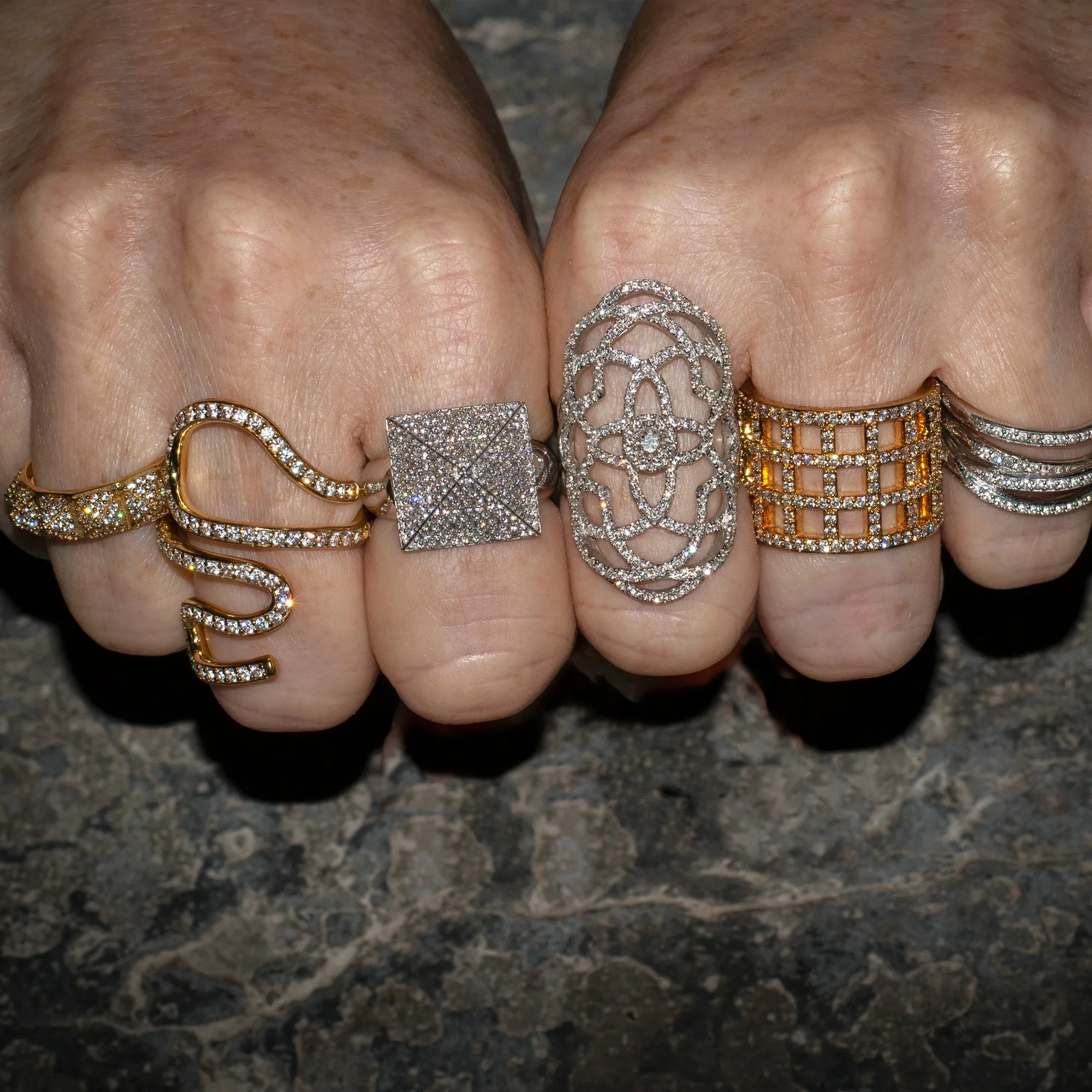 Diamond Cage Ring
