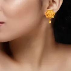 Divine 22k Gold Jewellery Set In The Shape Of Lord Ganesh
