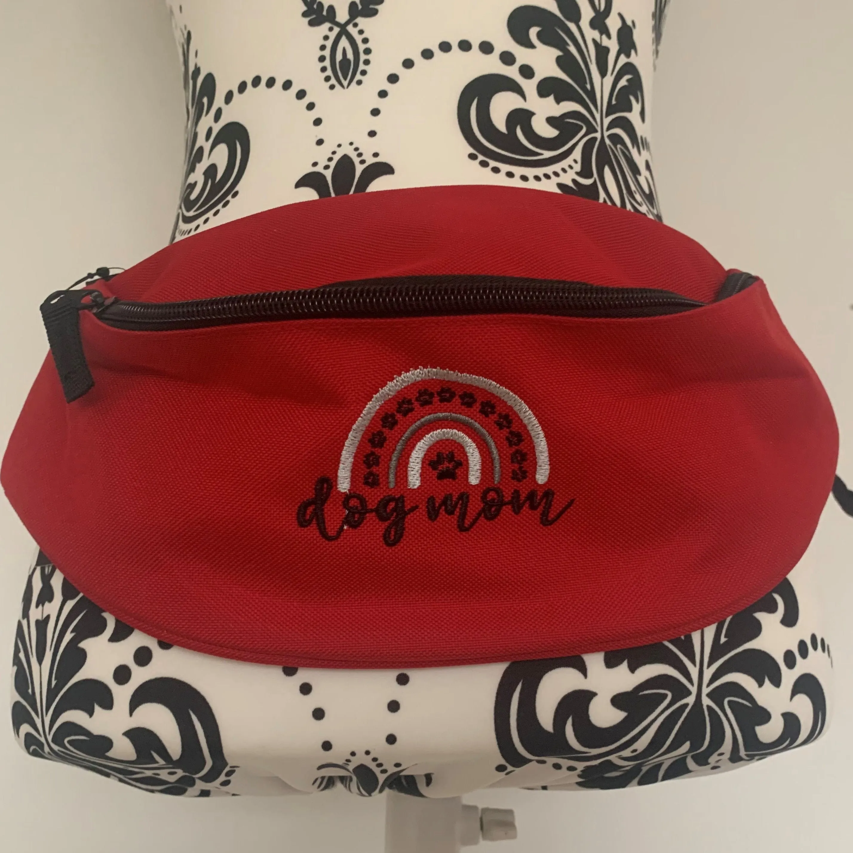 Dog Walking - Dog Mom Pawbow Belt Bag / 2 Zip Bumbag