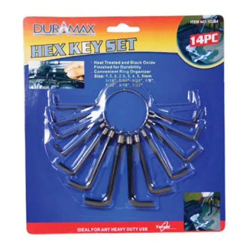 Duramax Hex Key Set | 14pc Steel Hand Tool
