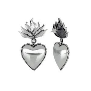 Earrings “Flame Heart”