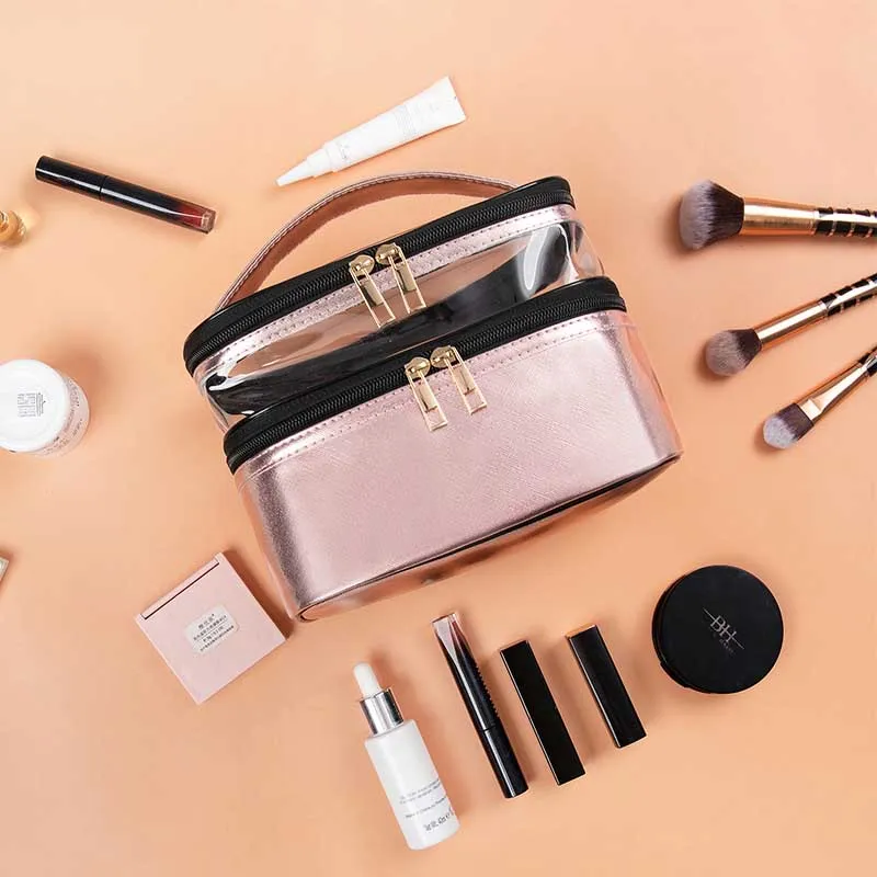 Exclusive Gifts for Order Over $159 | Double Layer Makeup Bag/Luxurious Green Silk Skirt Randomly Sent
