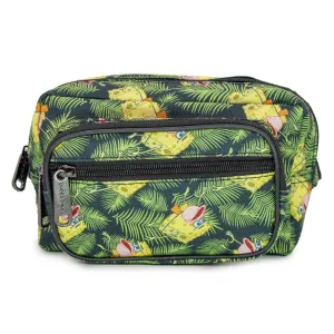 Fanny Pack - Primitive SpongeBob Pose Palm Leaves Black Green