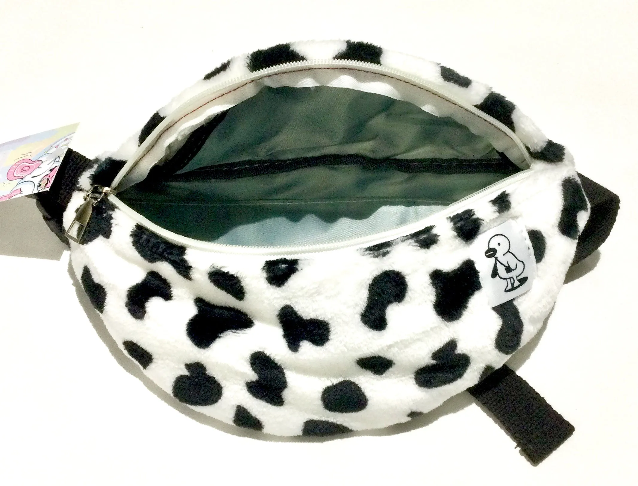 Faux Cow Fur Fanny Pack