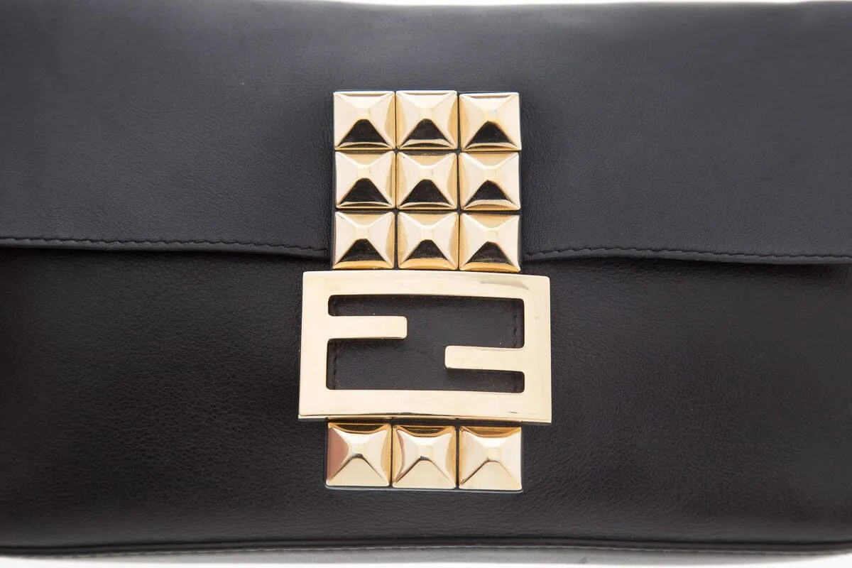 Fendi Black Baguette Handbag
