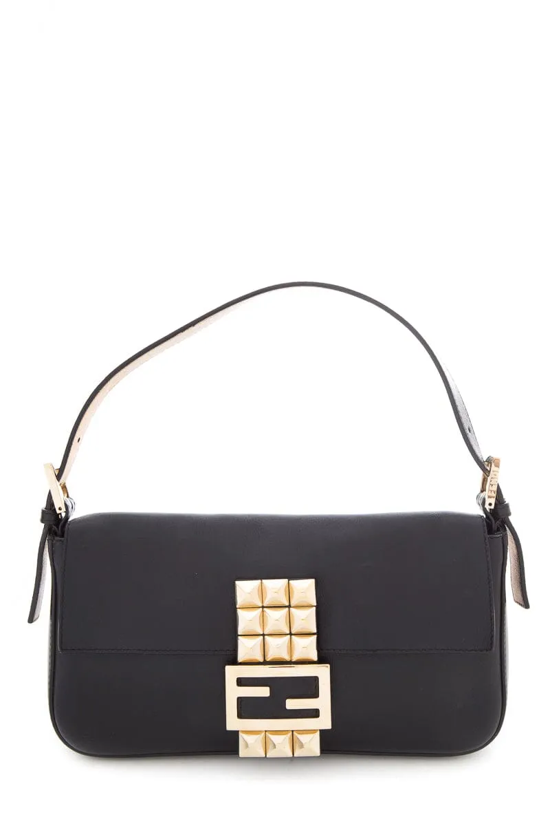 Fendi Black Baguette Handbag