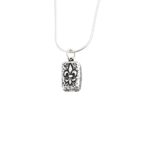 Fleur de Lis Brick Pendant