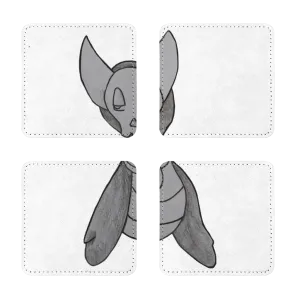 Ghoul Sublimation Coasters Pack of Four