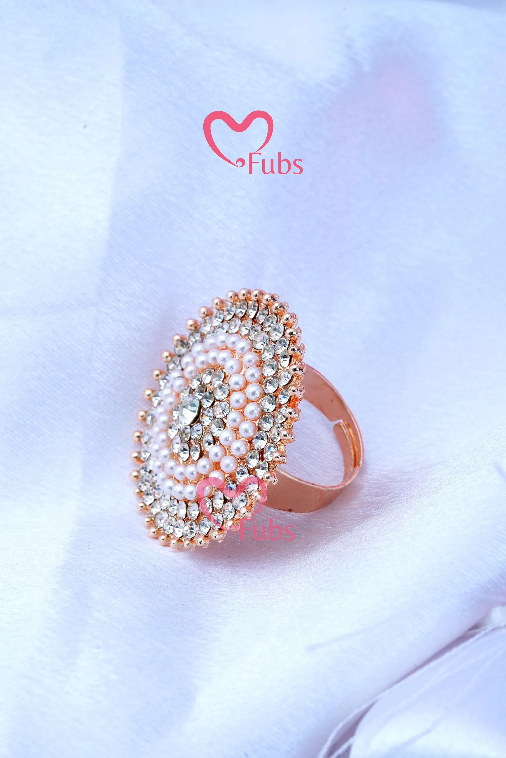 Glistening Gemstone Spark Ring