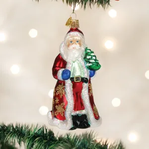 Glistening Golden Santa