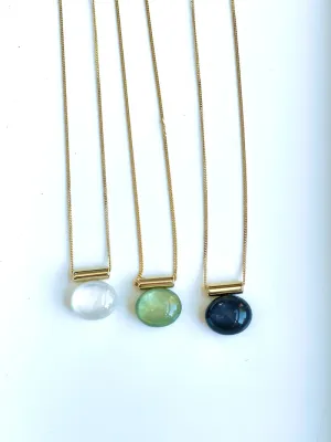Glistening Pebble Necklace
