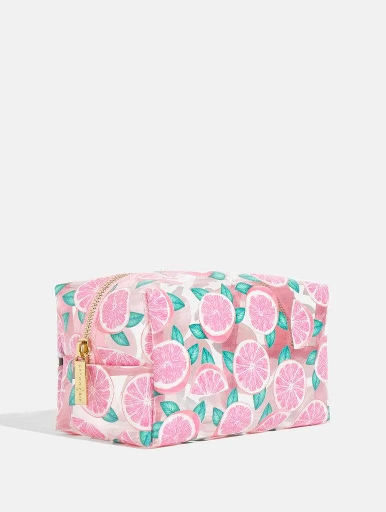 Grapefruit Paradise Makeup Bag