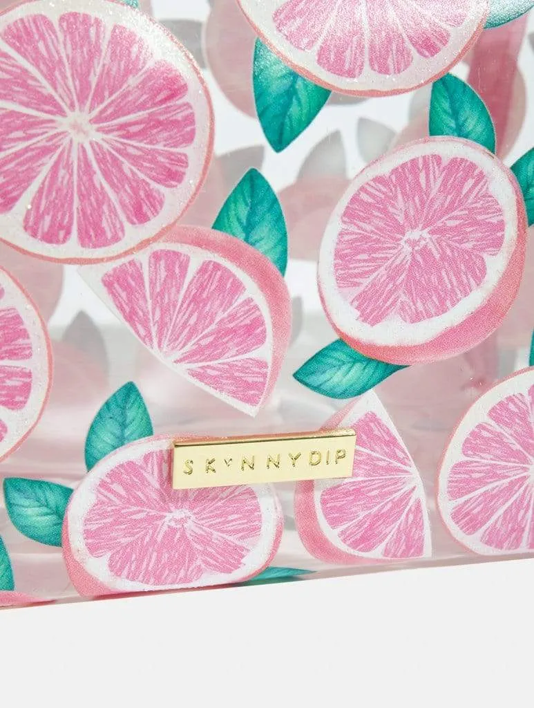 Grapefruit Paradise Makeup Bag