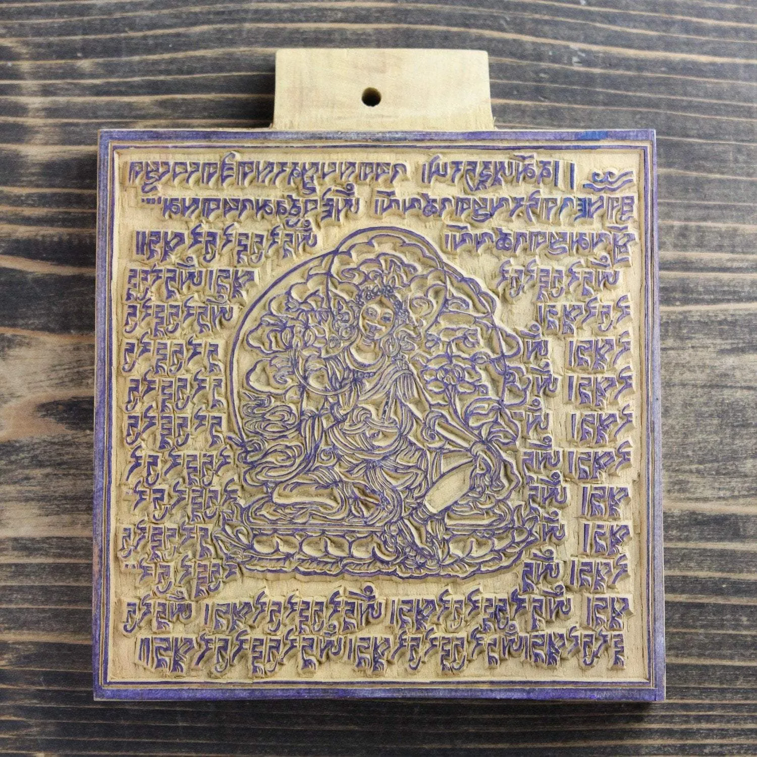 Green Tara Wood Printing Block