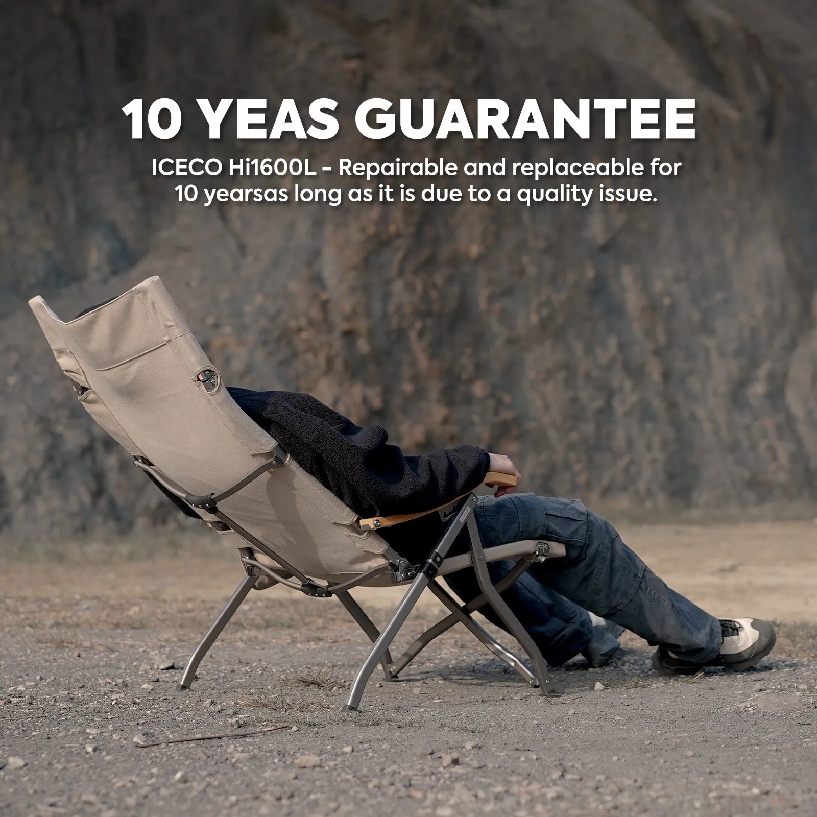 Ha1600L 4 Positions Adjustable Camping Chairs for Adults