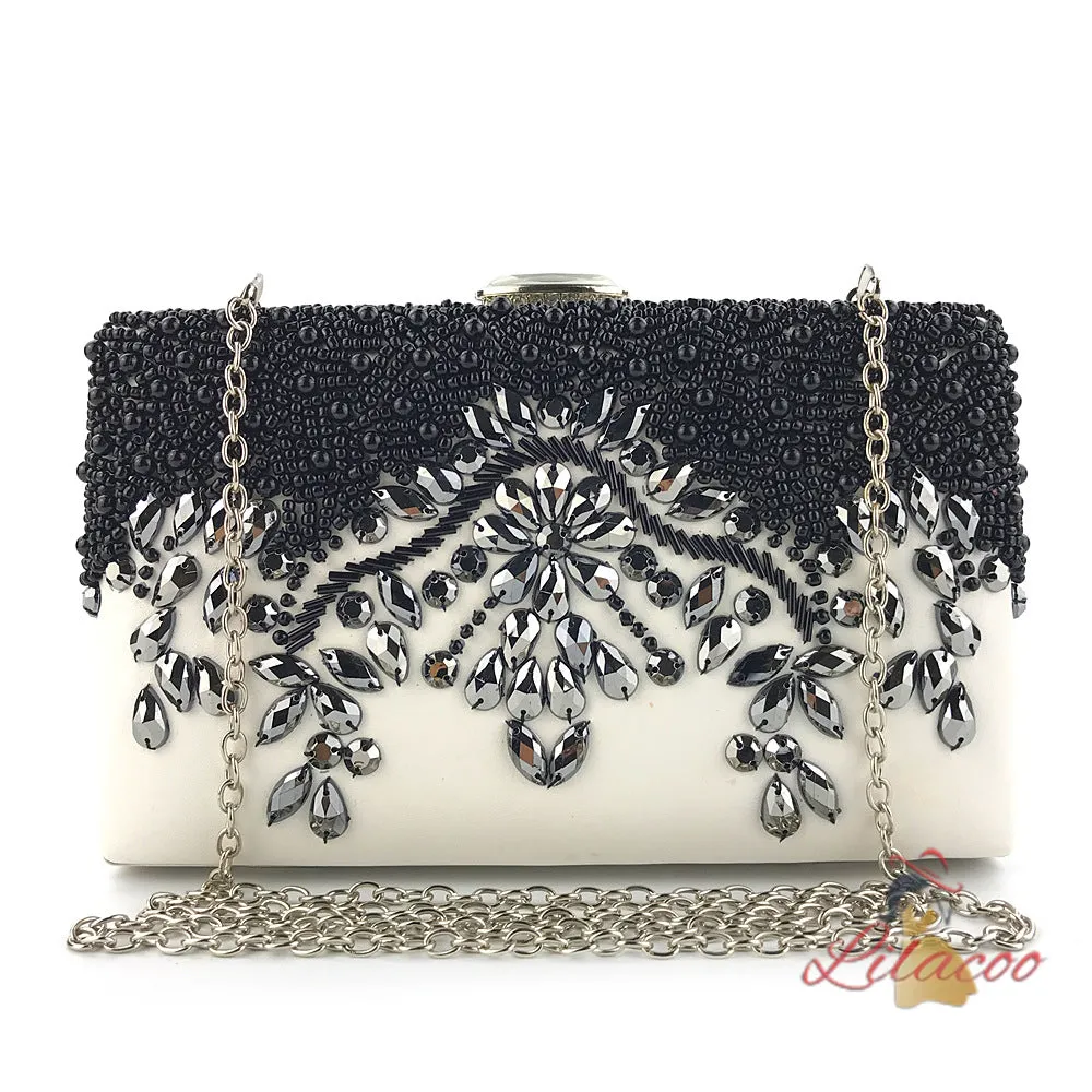 Hand Beaded Hand-held Dinner Bag