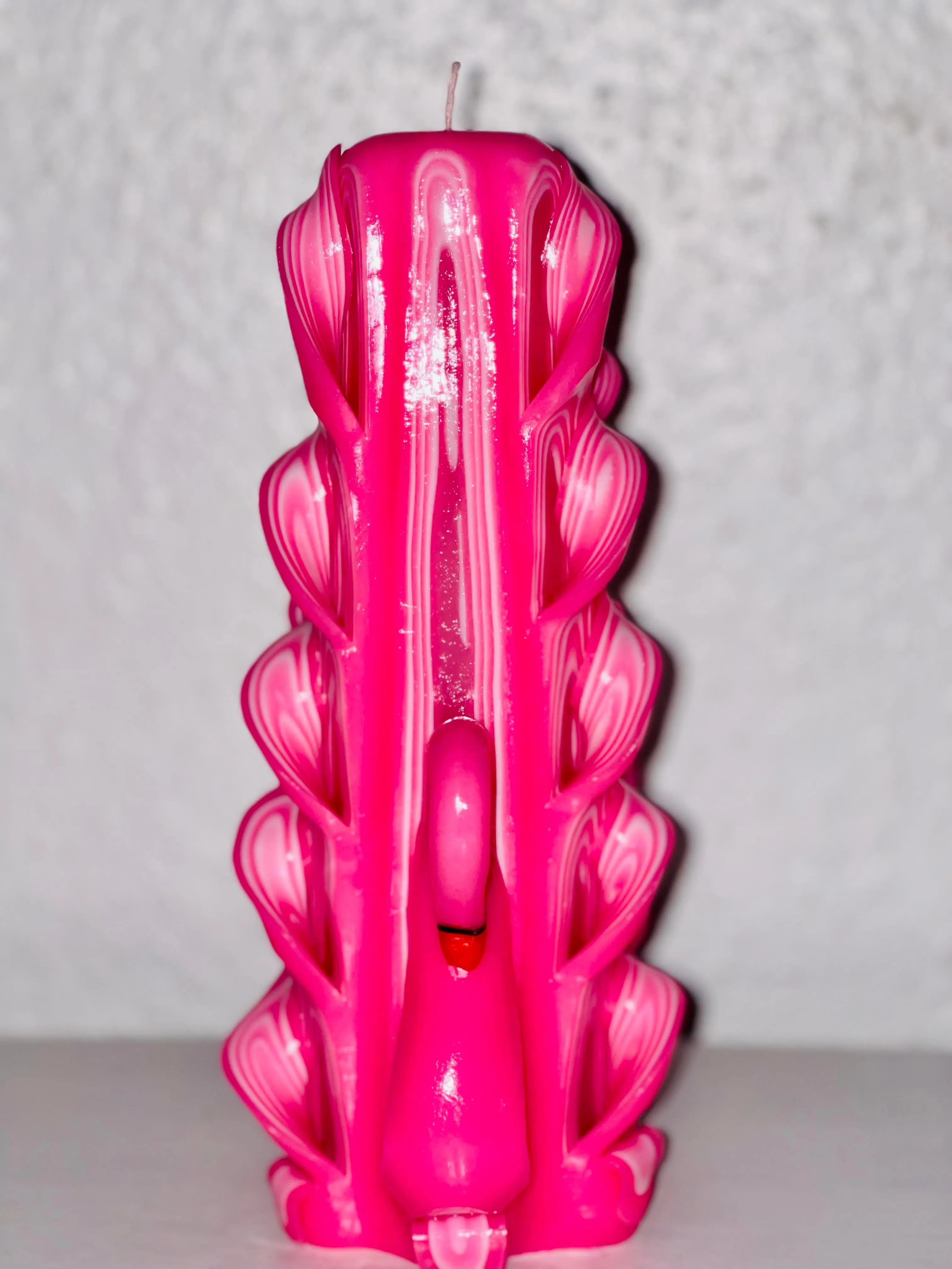 Handmade unfragranced carved candle - Swan design