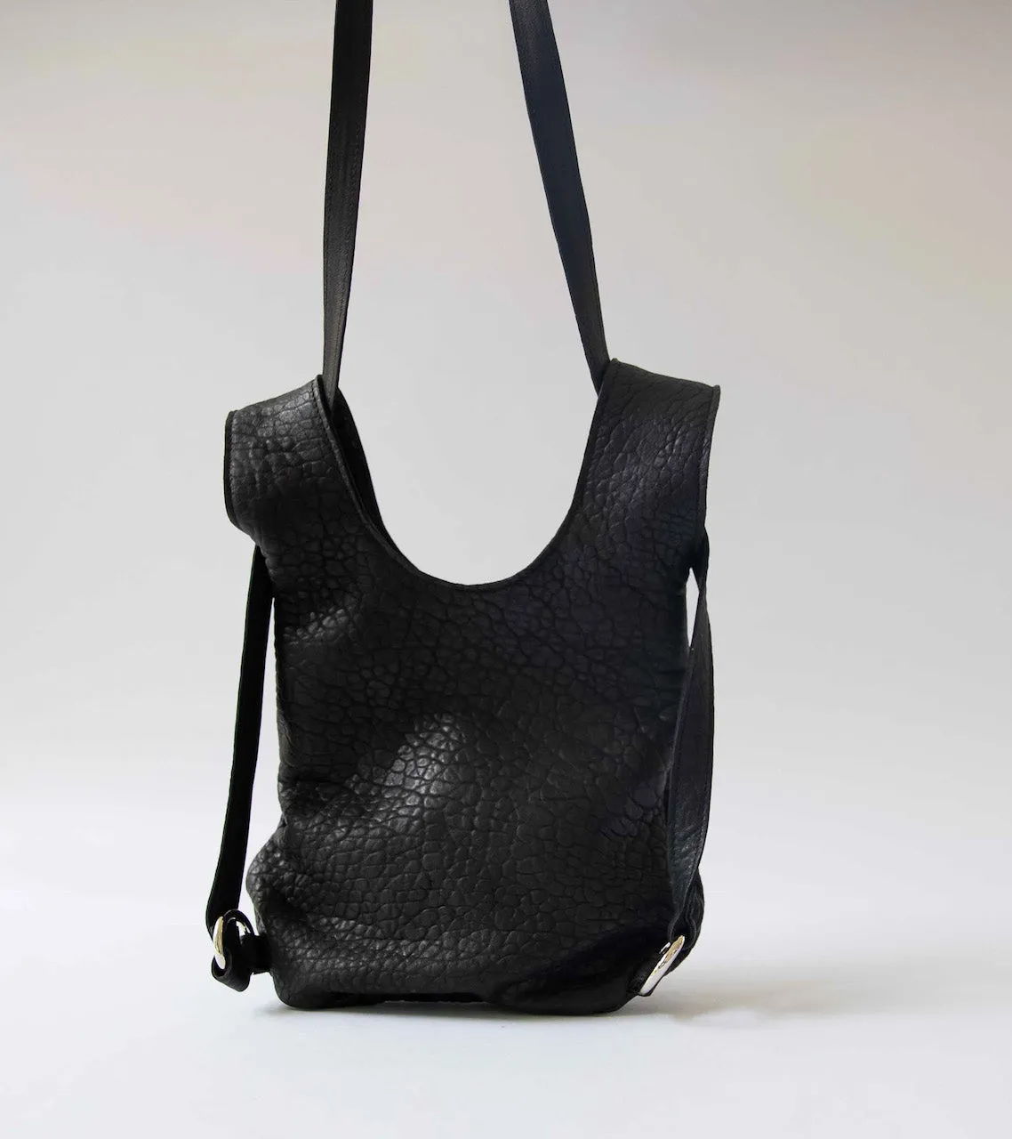 Harpers Italian Leather Zaino Back Pack in Black