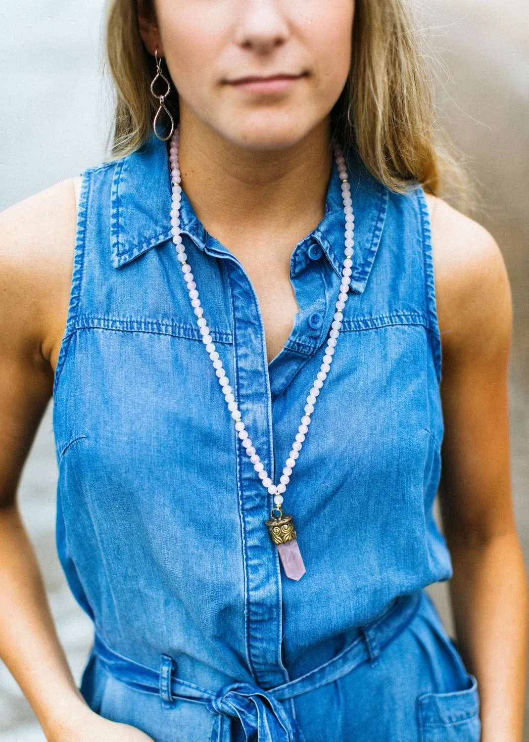 Heart Chakra Crystal Compassion Mala