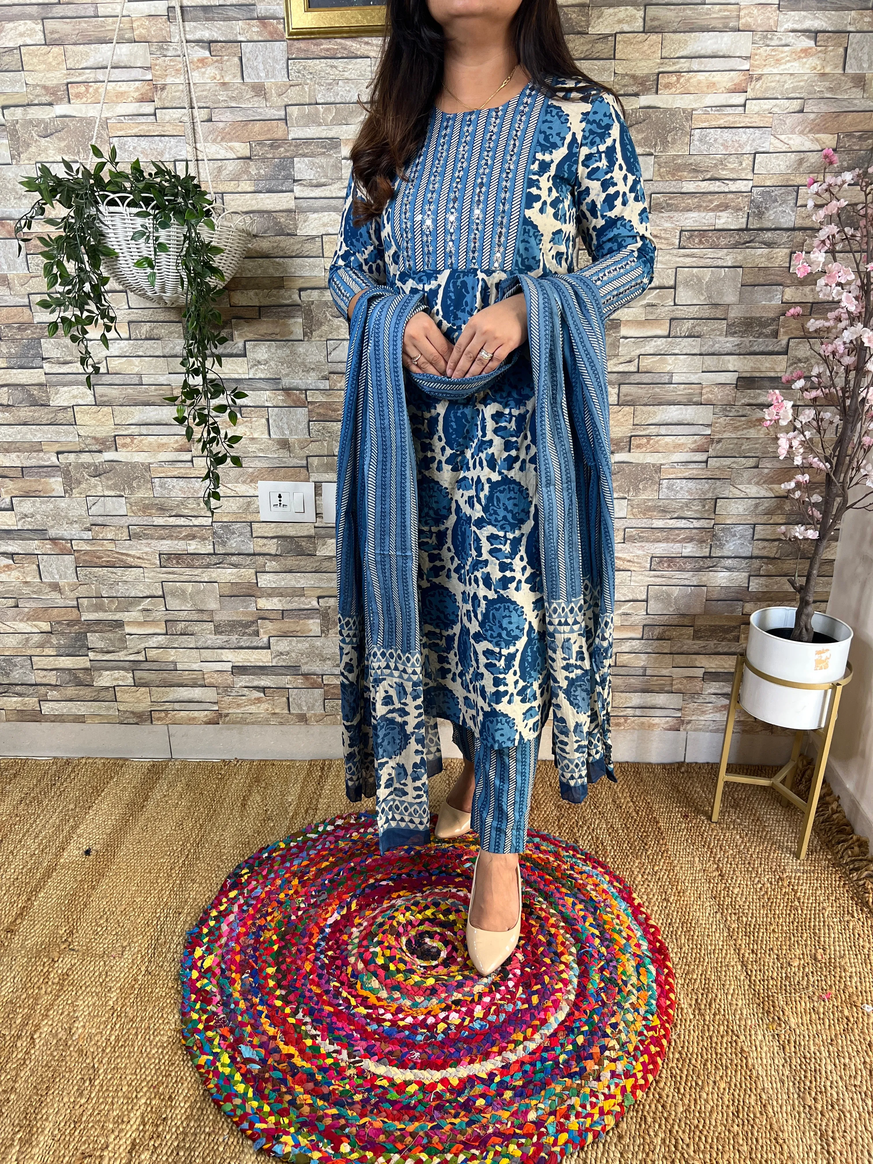Heerat Cotton Pant Set