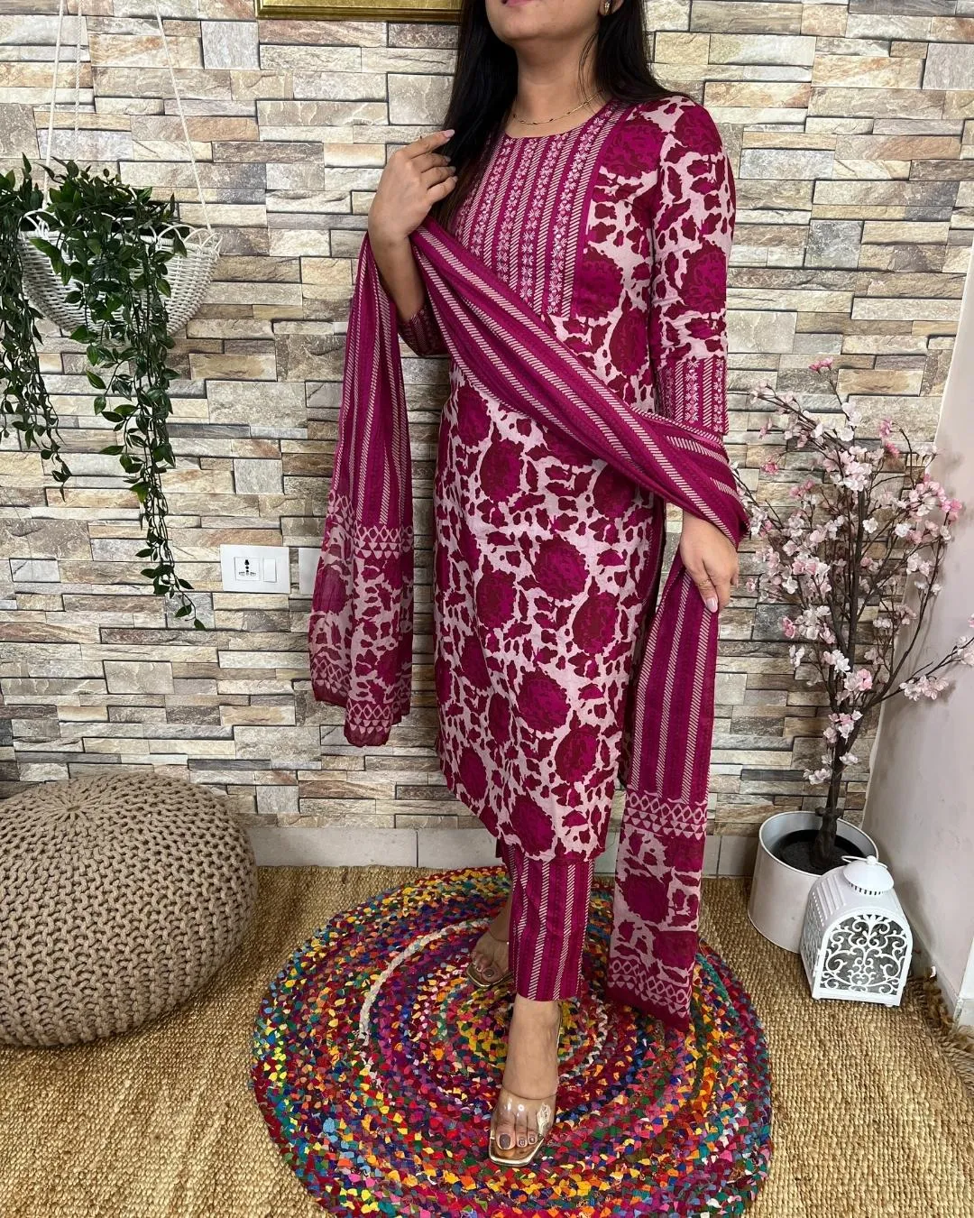 Heerat Cotton Pant Set