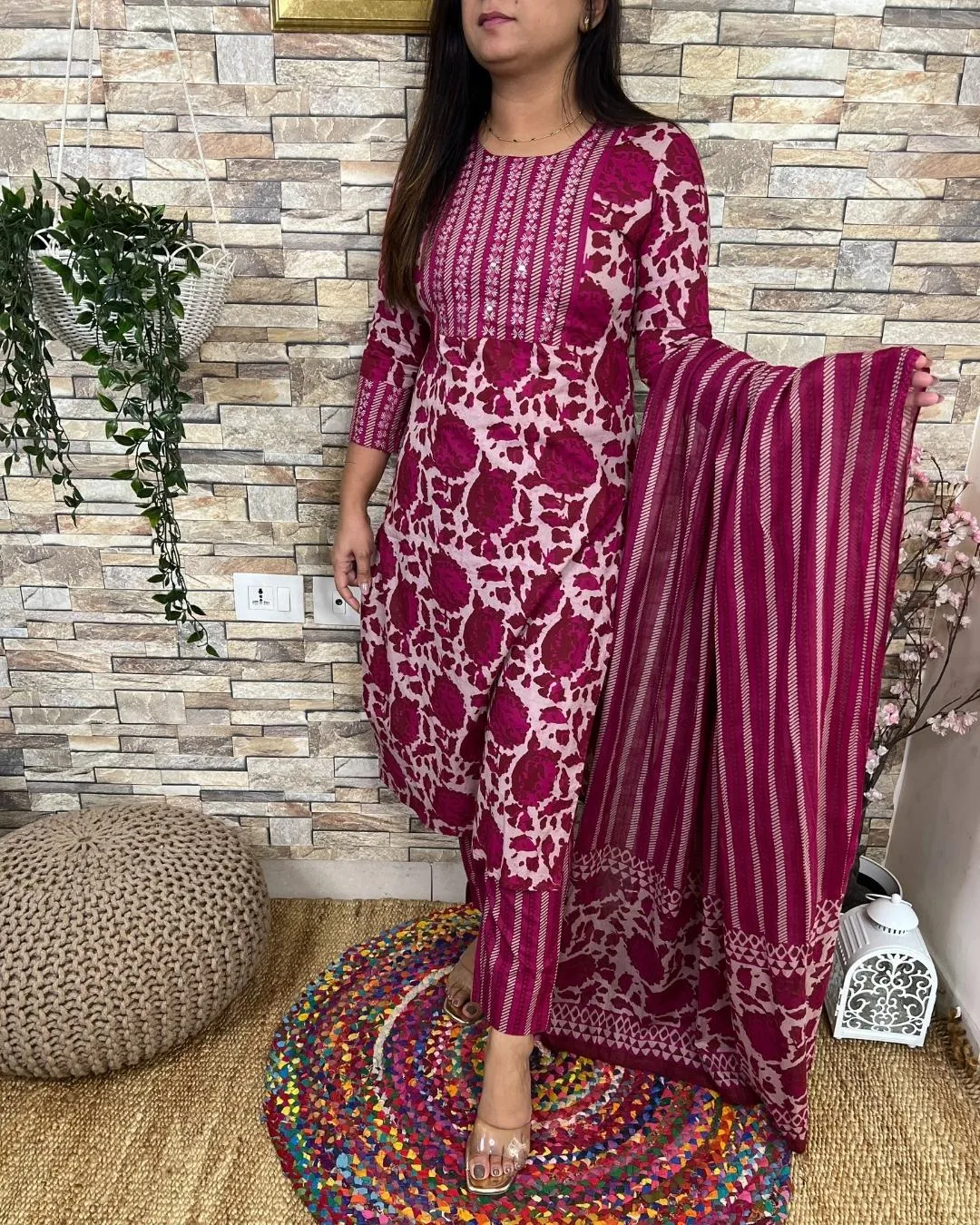 Heerat Cotton Pant Set